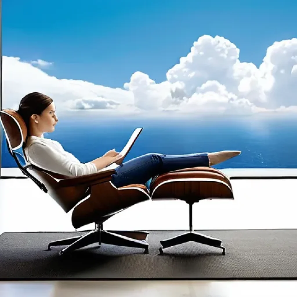 미니멀리즘 경제학과 혁신의 필요성 - **Prompt 1: Cloud-Powered Minimalism and Mental Clarity**
    "A serene and brightly lit minimalist ...